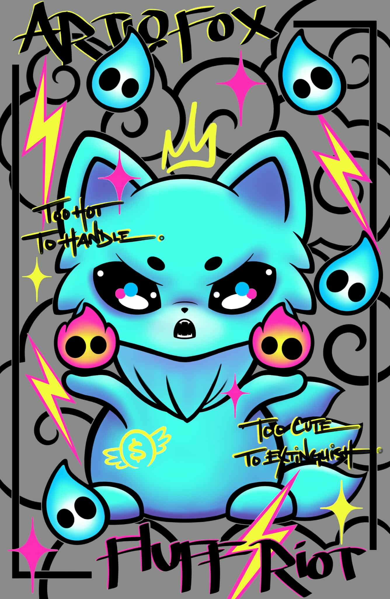 2025 DesignerCon Artiqfox & Fluff Riot Print