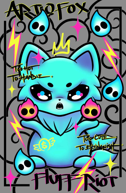 2025 DesignerCon Artiqfox & Fluff Riot Print