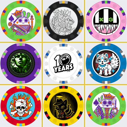 2025 Poker Chips Blindbags (5x)