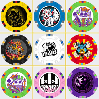 2025 Poker Chips Blindbags (5x)