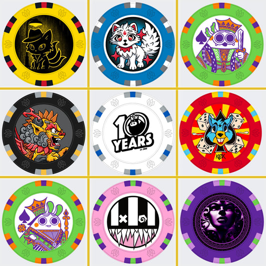 2025 Poker Chips Blindbags (5x)