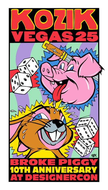 2025 DesignerCon Frank Kozik Print